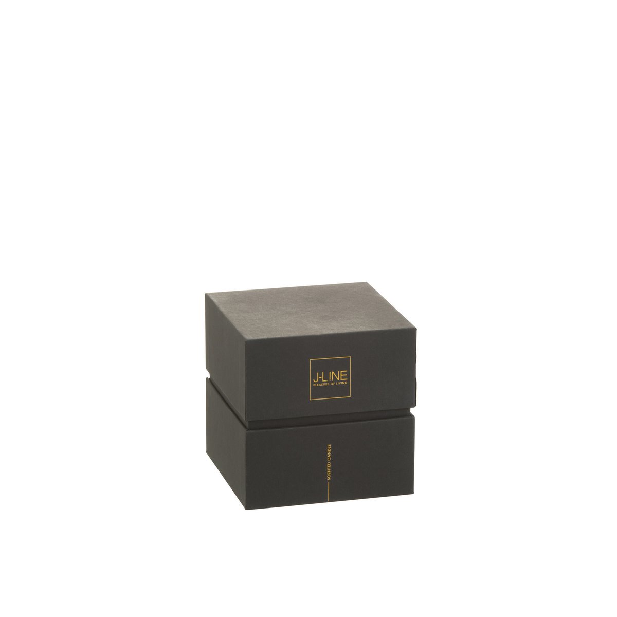 J-Line geurkaars Noa - Herbal Serenity - glas - groen - small - 35U
