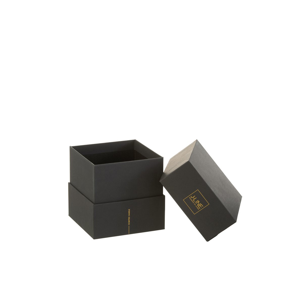 J-Line geurkaars Noa - Herbal Serenity - glas - groen - small - 35U