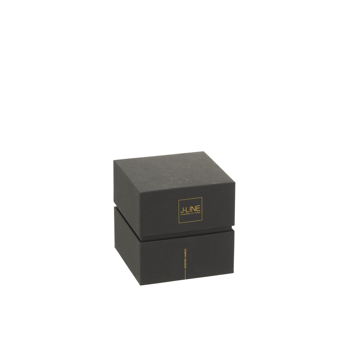 J-Line geurkaars Noa - Sandalwood - glas - groen - small - 50U