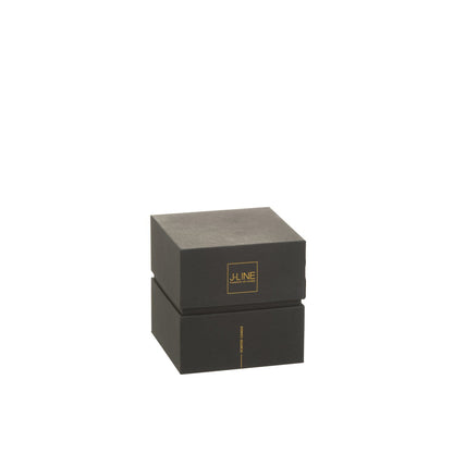 J-Line geurkaars Noa - Herbal Serenity - glas - groen - small - 35U
